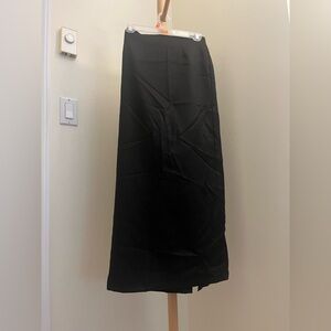 OAK + FORT Elegant Black Maxi Skirt NWT